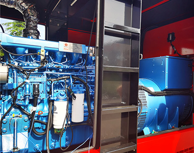 33474蒙特卡罗400KW/400V发电机应用于国内某租赁项目